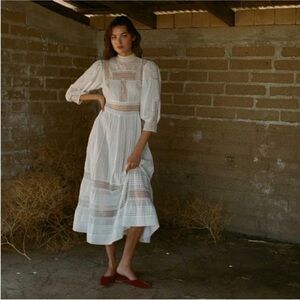 Doen Magnolia Dress in Salt